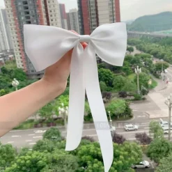 unbranded Högkvalitativ Doki Doki Literature Club! Monika Cosplay Peruk DDLC Avtagbar Hästsvans Lång Värmebeständig Hår Peruker + Perukmössa + Rosett><noscript><img width=