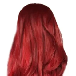 Högtemperaturbeständig fiber vin medellång lockig peruk dam peruk><noscript><img width=