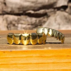 Hip Hop Löständer Guld Tänder Och Silver Tänder> Tillbehör