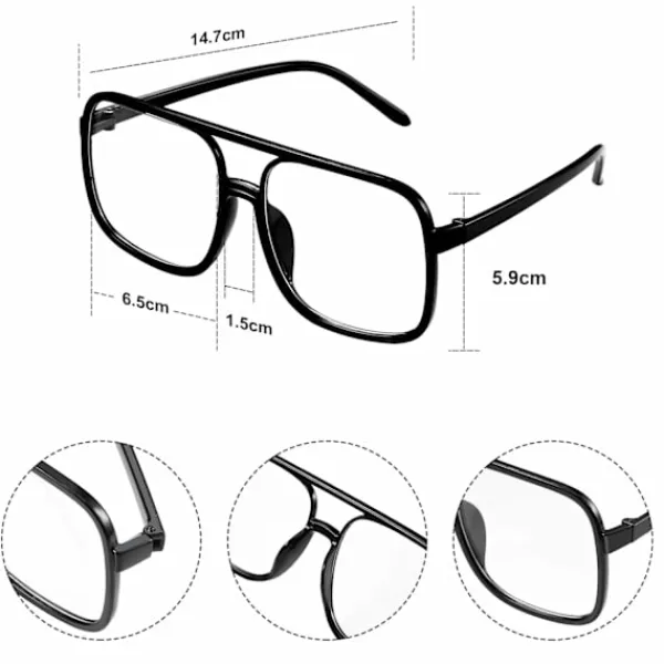 Hiphop-kostymset 80/90-talets rappare accessoarer Hiphop-maskeradkostymer 90-talsoutfit för män kvinnor hatt solglasögon halsband> Tillbehör