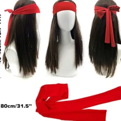 Hippie-kostymer Hippie T-shirt Hippie-peruker Set för kvinnor och män - Inkluderar><noscript><img width=