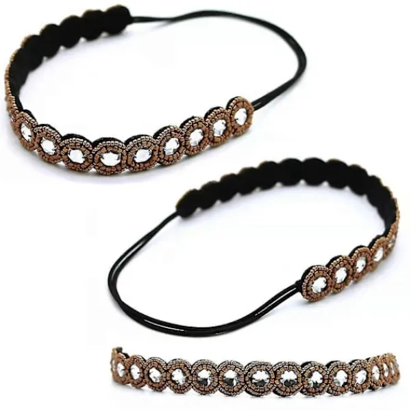 Hippies Fredshalsband I 60-tals Party Kostym Örhängen Huvudduk Leopardtryck Tillbehör Retro Hårband Glasögon-Yvan (FMY) L> Tillbehör