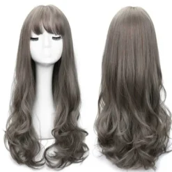 Hårperuk Långa lockiga peruker 5 5 5><noscript><img width=