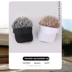 LBSS Höstens roliga peruk cap Unisex bärbar sporthatt för utomhusfiske> Huvudbonader