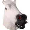 Hästhuvud Mask Cosplay Kostymfest Rolig Och Lustig Halloween Hästhuvud Mask Huvudbonad Lnu Ma Jun> Masker