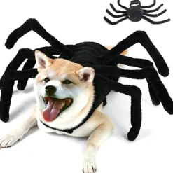 Hund Halloween Kostymer- Spindelkostym för Halloweenfest, för> Dräkter