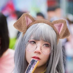 Hundöron Pannband Djur Party Pannband Cosplay Kostym Tillbehör Utklädnadspryl><noscript><img width=