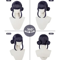 Hunters Kostym Rumi Peruk Cosply Mira Zoey Peruker Halloween Fest Långa Raka Flätor Håraccessoarer för Flickor><noscript><img width=