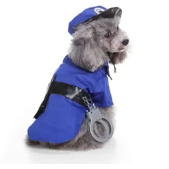 Husdjurskläder Hundkläder Halloween COS Poliskläder Storlek XL> Dräkter