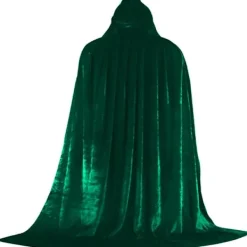 Huvbonad Kappa Vampyr Häxa Kappa Lång Kappa Unisex Vuxen Cosplay Kostym Vit One Size One Size> Dräkter