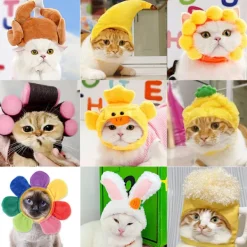 INF Huvudbonad för husdjur - Söt dräkt för katter och små hundar Model 5><noscript><img width=