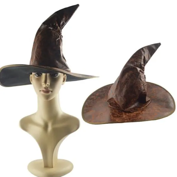 Häxa Trollkarl Hattar Party Huvudbonader KAFFE> Huvudbonader
