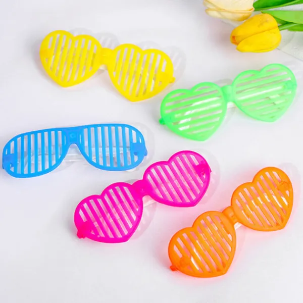 del IC 10 ST Färgglada Shutter Shades Glasögon Barn Makeup Party Favors> Tillbehör