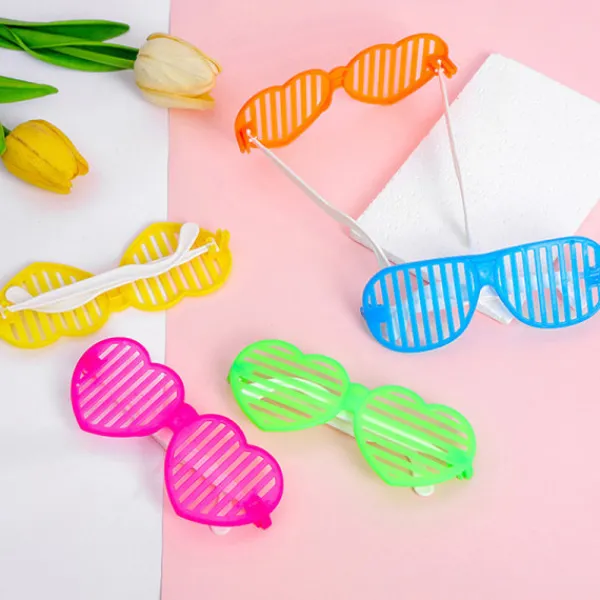 del IC 10 ST Färgglada Shutter Shades Glasögon Barn Makeup Party Favors> Tillbehör