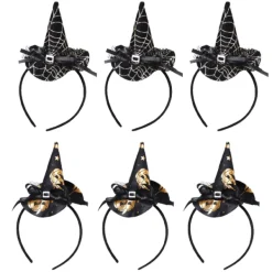 del IC 6 st Halloween pannband Hårklämma Diverse halloweenfest stil 1> Huvudbonader