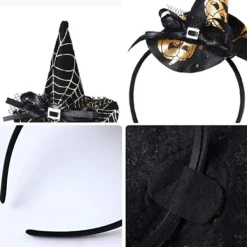 del IC 6 st Halloween pannband Hårklämma Diverse halloweenfest stil 1><noscript><img width=