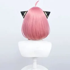 del IC Anya Forger Cosplay Peruk Anime Peruk HSIU Rosa Kort Hår><noscript><img width=