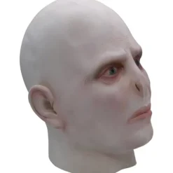 IC film Voldemort med samma huvudbonad skräck kal latexmask Halloween cosplay rekvisita> Masker