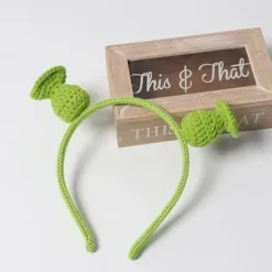 IC Shrek Pannband med Öron, Söta Utklädda Öron, Halloween Cosplay Rekvisita Festtema Kostym Unisex><noscript><img width=