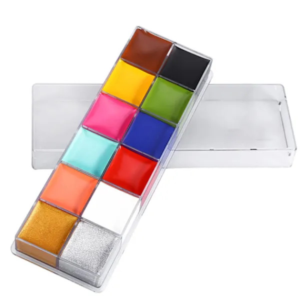 IMAGIC 12 Färger Ansikts- och Kroppstatuering Pigmentfärg> Smink