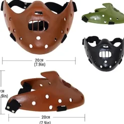 Infinity Gauntlet Hannibal Lecter Mask The Silence of The Lambs Resin Horrible Killer Movie Mask><noscript><img width=