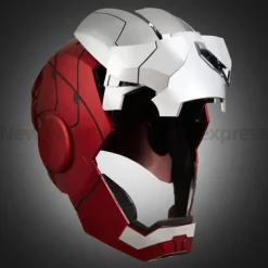 Toyz Land Iron Man Hjälm 1:1 MK5 Elektrisk Multi-piece Öppning och Stängning Hjälm Röst Kontroll Ögon med Ljus><noscript><img width=