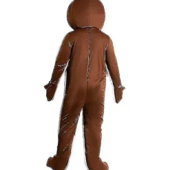 Isad Gingerbread Man-kostym för vuxna, Julpepparkakskostym 2XL> Dräkter