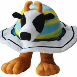 Italiensk Brainrot Plysch, 25 cm La Vaca Saturno Saturnita Plyschkudde för Videospelsfans La Vaca Saturno Saturnita,TH> Huvudbonader
