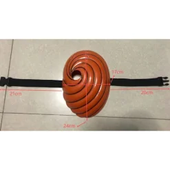 FMYSJ Japan Anime Tecknade Filmer Unisex Tobi Obito Akatsuki Ninja Madara Maskerad Cosplay Hel Ansikte Resin Party Mask (FMY)><noscript><img width=