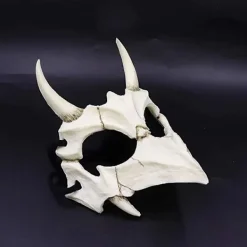 ATELA Japanese Half Mask - Tiger Mask,Ye Yaksha Dragon God Tengu Black Tortoise, Resin Skull Skrämmande skräck Ninja Mask Kostymrekvisita（Yaksha）> Masker