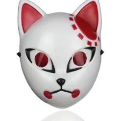 HNGM Japansk Anime Demon Slayer Mask, Party Cosplay Masker Halloween Party Kostym Makeup Rekvisita> Masker
