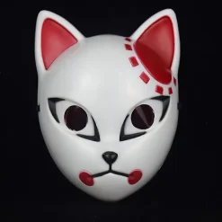 HNGM Japansk Anime Demon Slayer Mask, Party Cosplay Masker Halloween Party Kostym Makeup Rekvisita><noscript><img width=