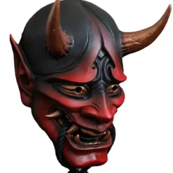 Japansk Cosplay Latex Ansiktstäckning Anime Skräck Mjuk Ansiktstäckning Halloween Spöke Demon Ansiktstäckning Scenföreställningsrekvisita> Masker