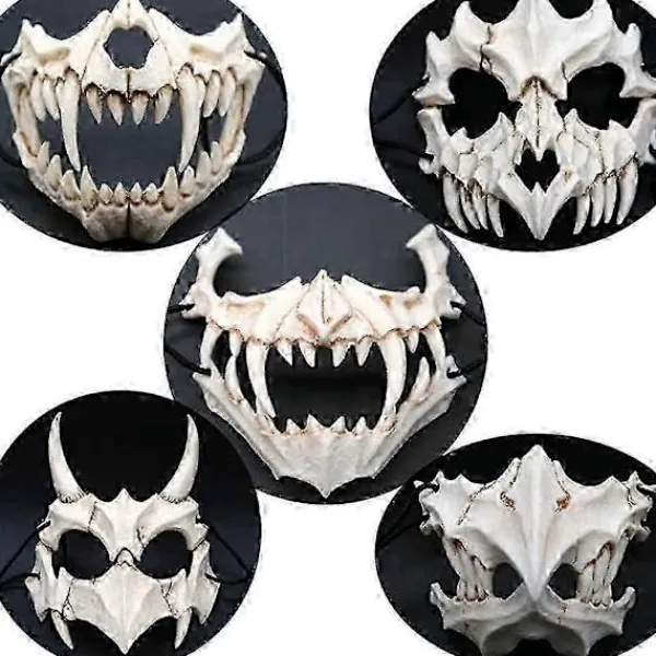 FMYSJ Japansk Halloweenmask, Varulv Cosplay Mask (FMY)> Masker