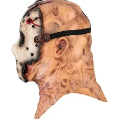 Jason Mask Rutten Dubbellager Skräck Zombie Realistisk Mask för Vuxna - Halloween Mördaransikte Kostym Cosplay-FM-> Masker