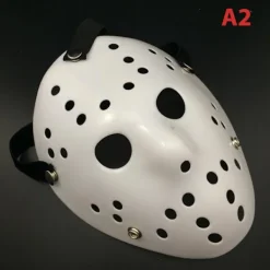 HEET Jason Voorhees Fredag den 13:e skräckfilm hockeymask Hallow A2> Masker