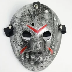 DMstore Jason Voorhees Fredag den 13:e Skräckig Uthålad Mask Cosplay Kostym Halloweenfest Maskerad Horrorrekvisita> Masker