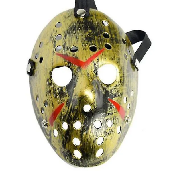 Jason Voorhees Fredag den 13:e Läskig Hålmask Cosplay Kostym Halloweenfest Maskerad Skräckrekvisita> Masker