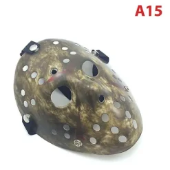 Jason Voorhees Fredagen den 13:e Skräckfilm Hockeymask Läskiga Halloweenmasker> Masker
