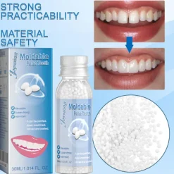 ATELA Jaysuing formbar tandgel Film- och tv-smink Tandprotesfixering Tillfällig fyllning Trasig tand Gapfyllning><noscript><img width=