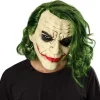 Joker Latex Mask Huvudbonader Joker COS Halloween，Joker Arthur Fleck> Masker