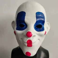 FMYSJ Joker Rånarmask Vuxen Unisex Clown Dark Knight Läskig Halloween Maskerad Party Cosplay Rekvisita (FMY)><noscript><img width=