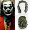 Joker-Film Joaquin Phoenix Arthur Fleck Joker Grön Peruk Cosplay Halloween Party Rollspel Tillbehör Rekvisita> Peruker