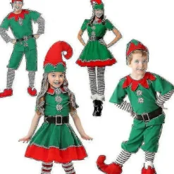 AIZHENCHEN Jul Förälder-Barn Outfit Småbarn Jul Tomte Dräkt Småbarn Jul Outfit Jultomte Dräkt DAM 130> Dräkter