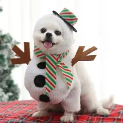Jul Snögubbe Husdjursdräkt$hund Snögubbe Dräkt$hund Jul Kläder Semester Hund Katt Husdjur För Jul Cosplay Husdjurskläder XL within 14-20 kg><noscript><img width=