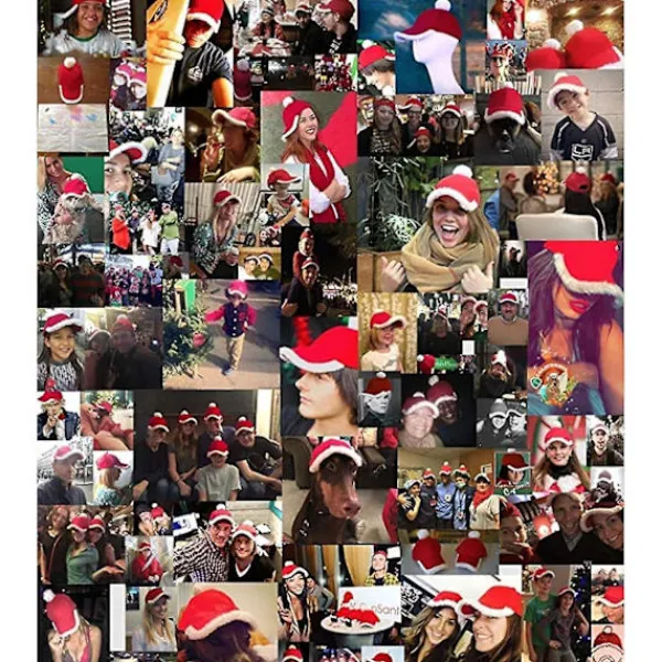 FMYSJ Jul Tomte Basebollkeps! Rolig Julhatt Justerbar Tomtedräkt för Vuxna Barn Män Kvinnor KFC Catering Kock (FMY)> Tillbehör