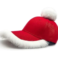 Jul Tomte Basebollkeps! Rolig Julhatt Justerbar Tomtedräkt för Vuxna Barn Män Kvinnor KFC Catering Kock> Huvudbonader