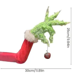 DAO Juldekoration The Grinch Stal Christmas Tree Krans Plysch Hand Props [DB]><noscript><img width=