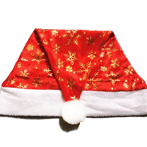 Juldekorationer Röd Julhatt Månhatt Dubbellagd> Huvudbonader