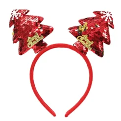 Juldekorativa hårbåge Nyårsfest Snowman Pannband Festtillbehör> Huvudbonader